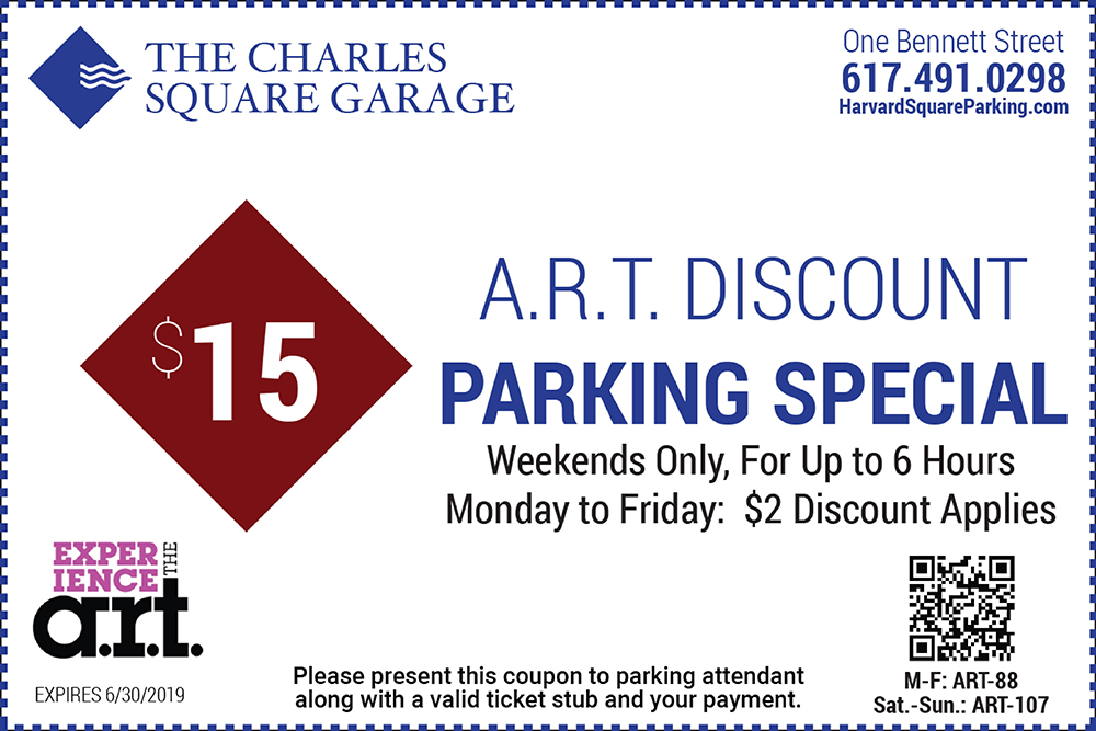 Coupons The Charles Square Garage