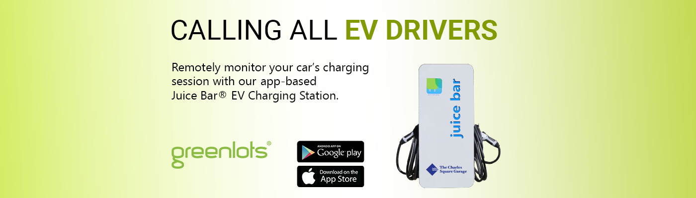 Remotely Monitor your car's charging session with our FREE app-based Juice Bar EV charging station